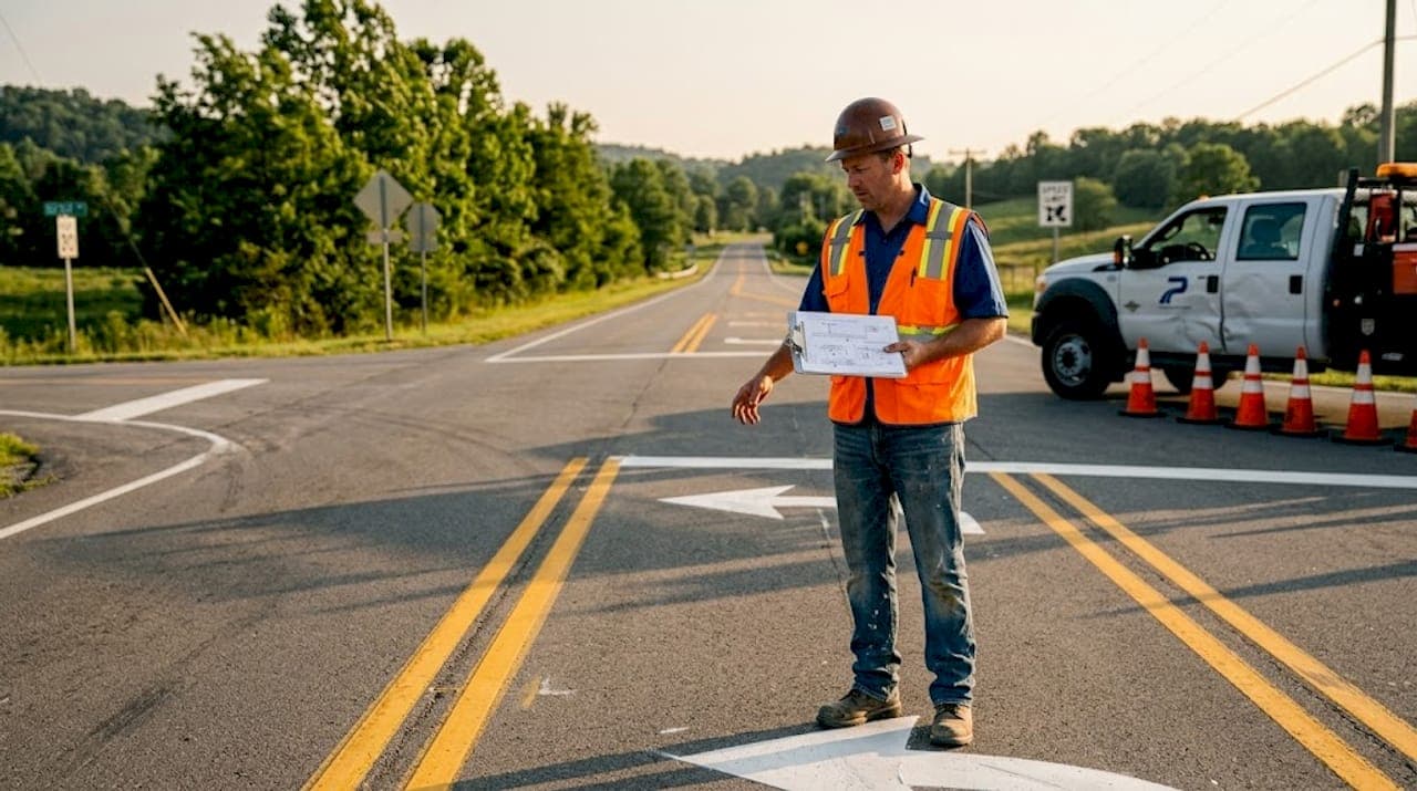 Choosing the right pavement marking types for Tennessee