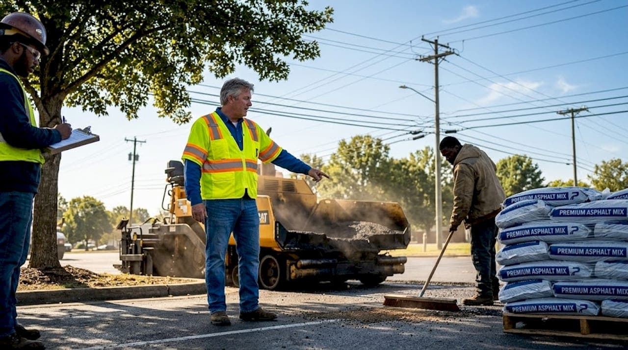 Asphalt paving process guide for Tennessee property owners